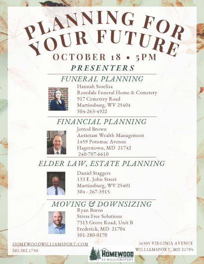 Planning for your Future